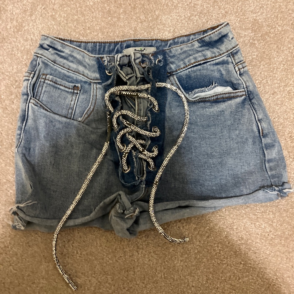 Popana jean skirt